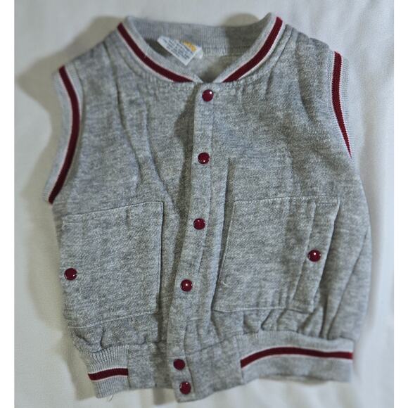 Vintage Locomotion Sportswear 3 Piece Sweatsuit Sweatshirt Vest Sweatpants Sz 3T - Picture 10 of 12